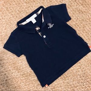 Baby BURBERRY Polo Shirt, Navy Blue